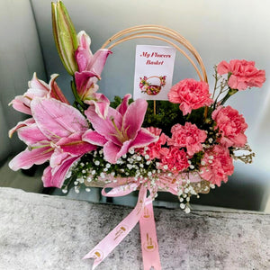 Pink blooms